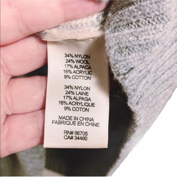 La Vie Rebecca Taylor Animal Print Wool Alpaca Blend Sweater NWT - Picture 8 of 8